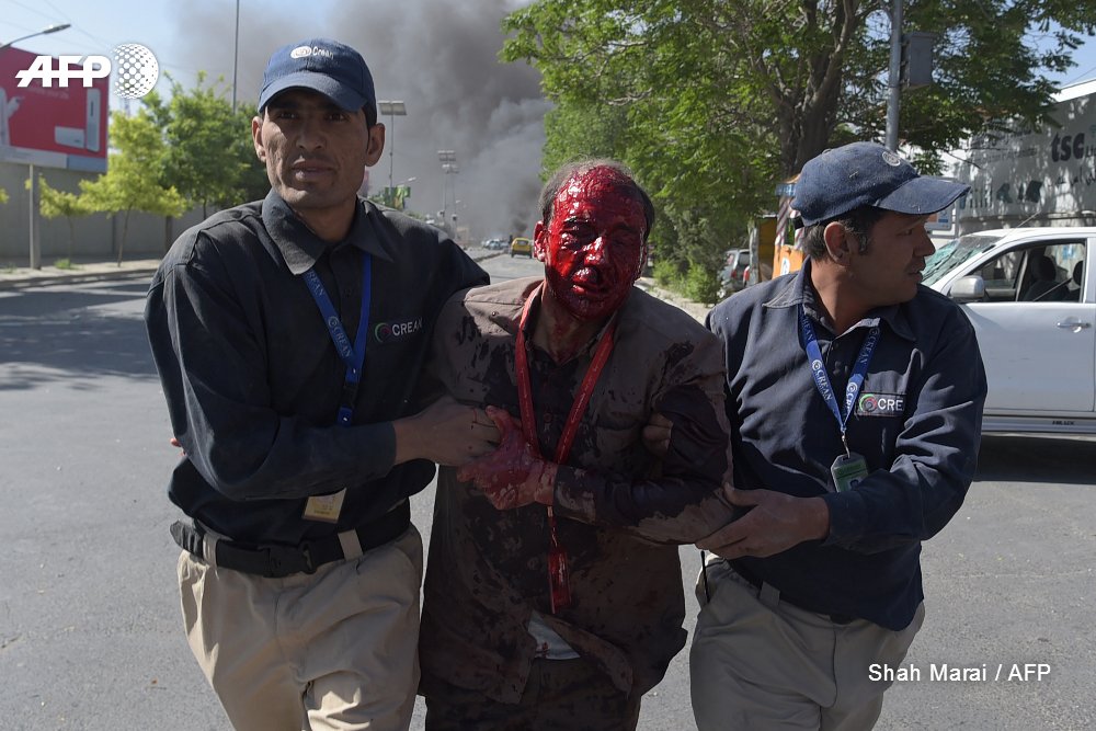 car bomb attack in kabul believed to have killed at least 40