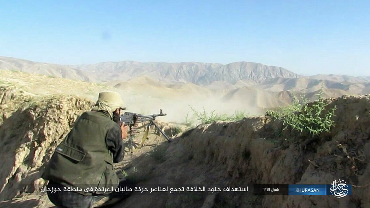 ISKP "North" fighting against the Taliban in Jowzjan. Seems to be the