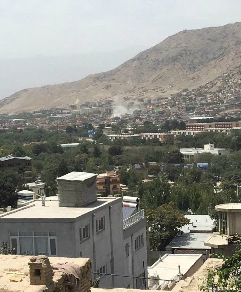 Les rapports de l'explosion dans PD5 de la ville Kaboul. Pas encore de détails sur le type d'explosion ou s'il y a eu des victimes