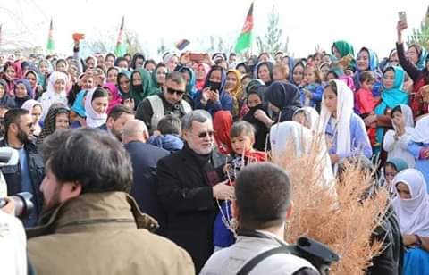 President @ashrafghani in Daikundi province.   