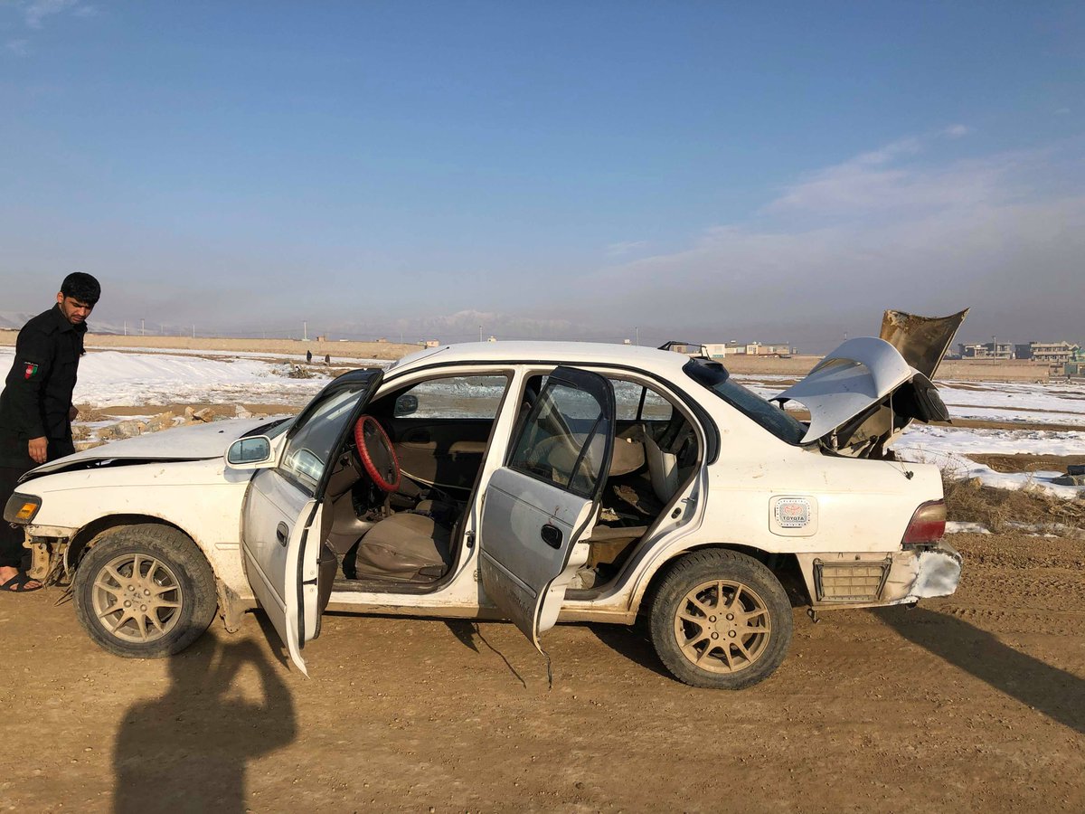 Logar: Afghan security forces seize car bomb in Mohammad Agha district Saturday night. The driver is detained and has been under investigation, police said. 