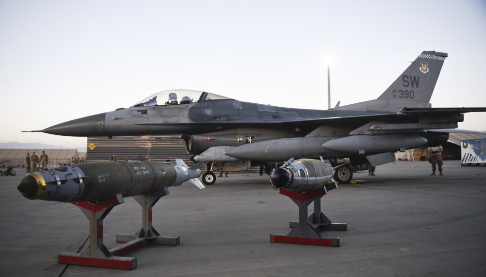 army says airstrike killed at least two taliban fighters and