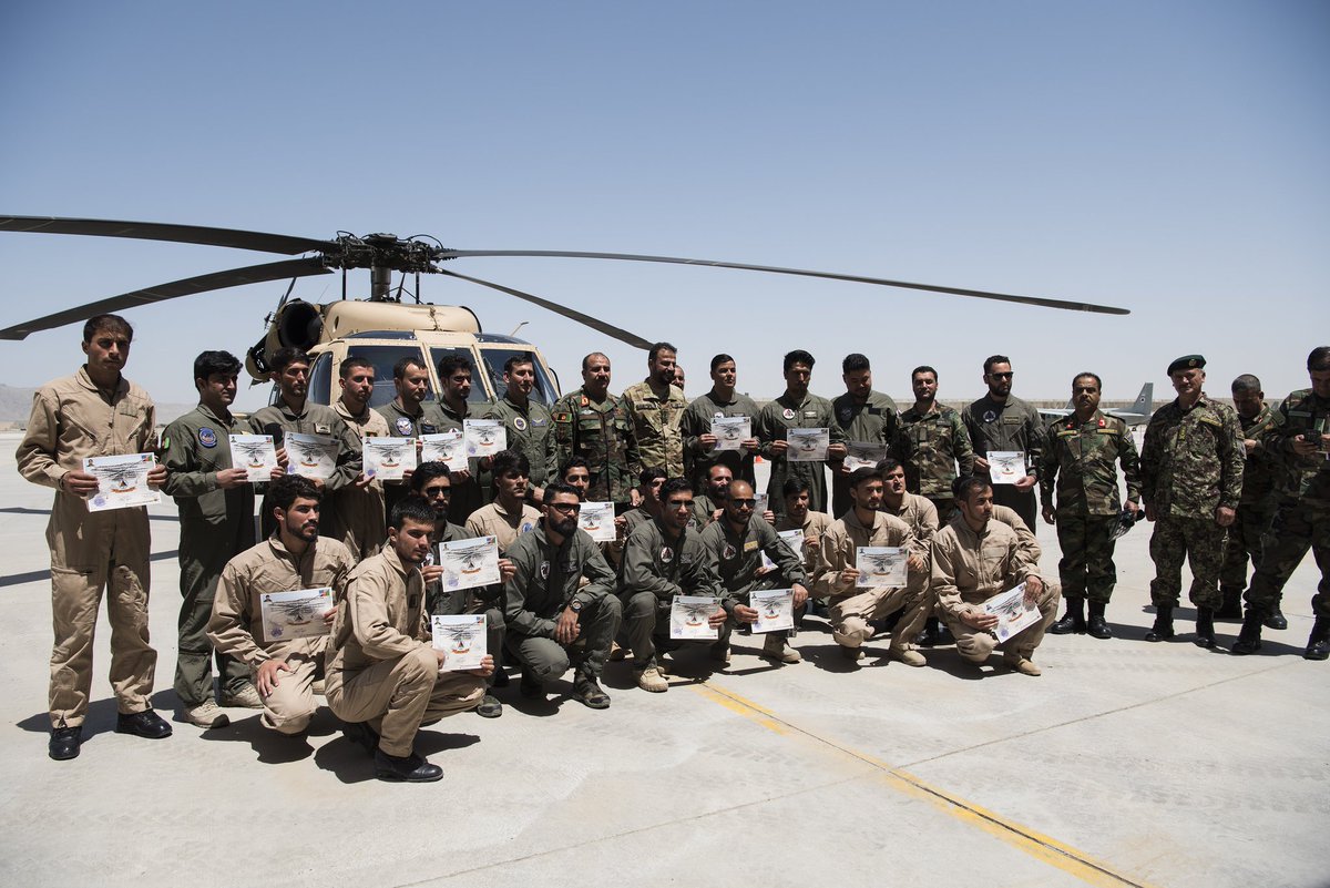 A Group Of 26 Afghan Pilots And Door Gunners This Month Completed