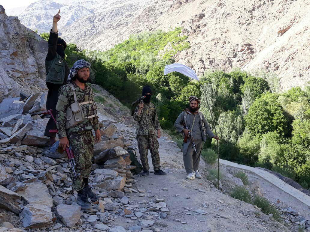 Group of Taliban fighters  in Siagard area of Parwan today  