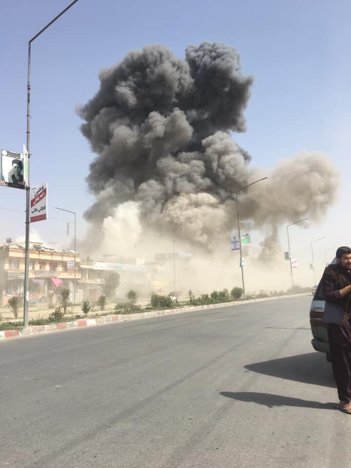 According to Washington Post journalist the target of the explosion in Kabul seems to be a military school in Kote-Sangi which has a police station attached to it. 