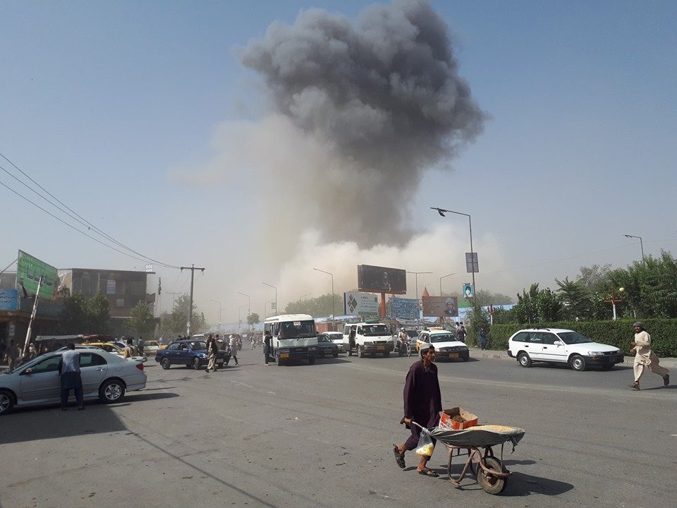 According to Washington Post journalist the target of the explosion in Kabul seems to be a military school in Kote-Sangi which has a police station attached to it. 