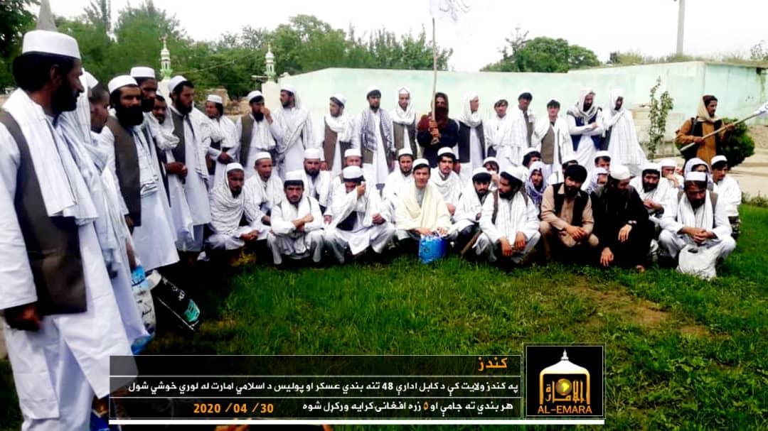 Islamic Emirate of Afghanistan released 40 soldiers of the Kabul Administration in Kunduz Province today afternoon. The Islamic Emirate is trying to speed up  prisoners' release process  in order to save lives of  the prisoners from the risk of the coronavirus desease