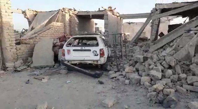 Aftermath of a car VBIED in Gereshk, Helmand last night. Several killed and wounded. 