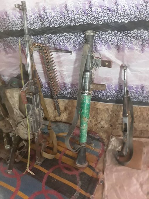 Weapons captured by Taliban in Nawa, Helmand