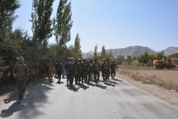 Afghan Army reinforcements in Maidan Wardak