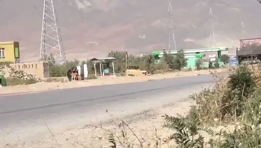 Footage from an IED blast near Pul-e-Alam, Logar