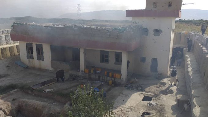 IMAGES:  ANDSF outpost was overrun by Taliban in Chahar Bolak, Balkh