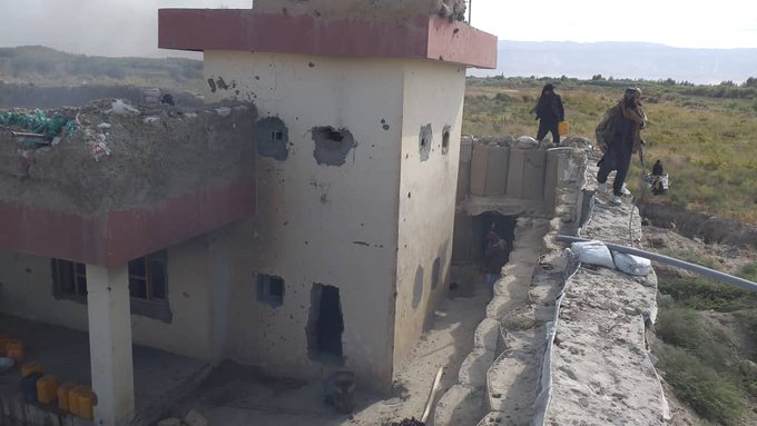 IMAGES:  ANDSF outpost was overrun by Taliban in Chahar Bolak, Balkh