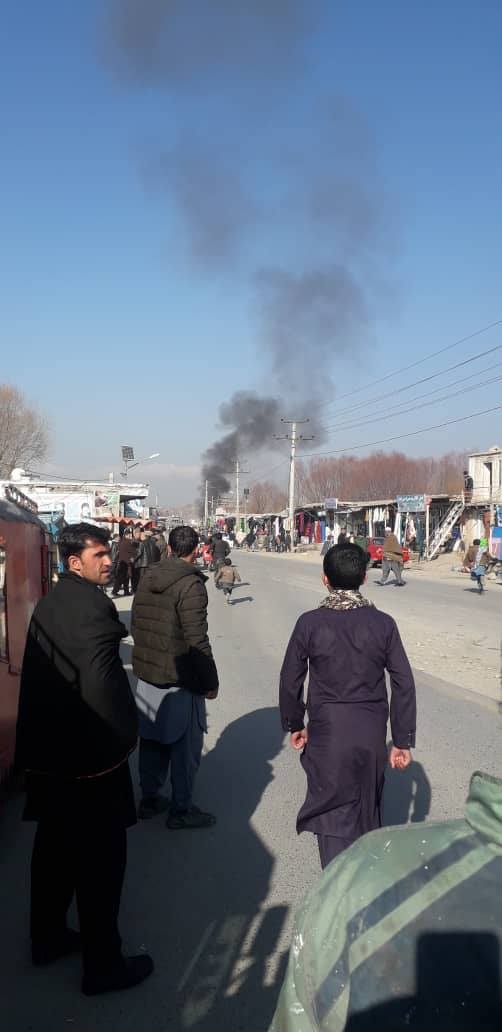Images:  2 killed and at least 8 wounded in MIED blast targeting vehicle of Kapisa Ulema Council in Mahmud-i-Raqi, Kapisa yesterday