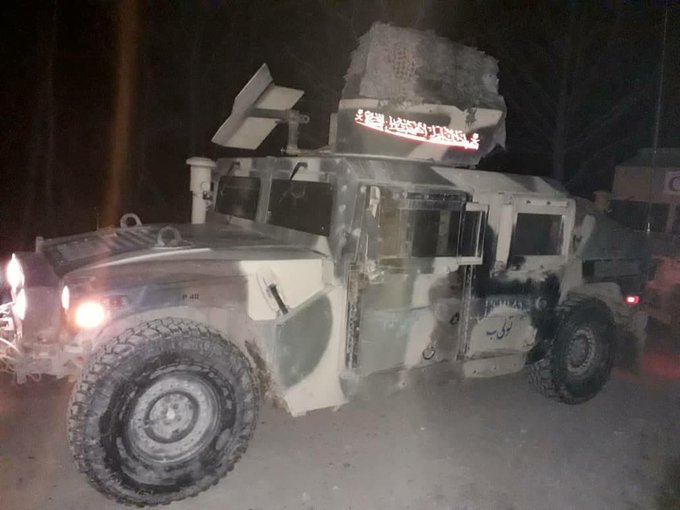 Taliban appear to have captured multiple Humvees in a raid targeting ANDSF last night in Kunduz