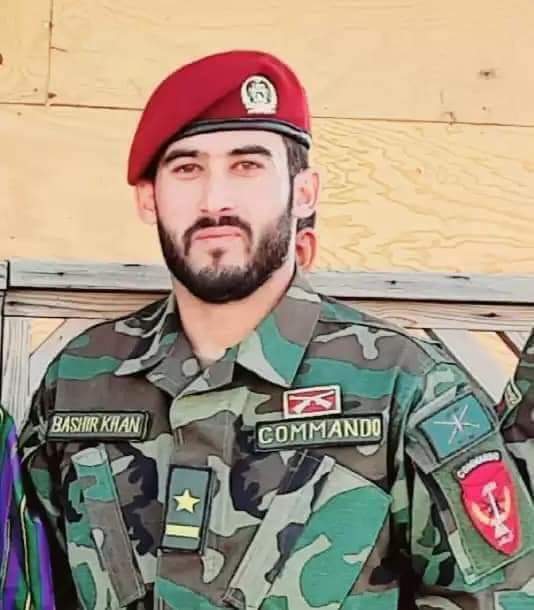 SOF officer Bashir Khan died yesterday in Sholgara district Balkh Balkh ...