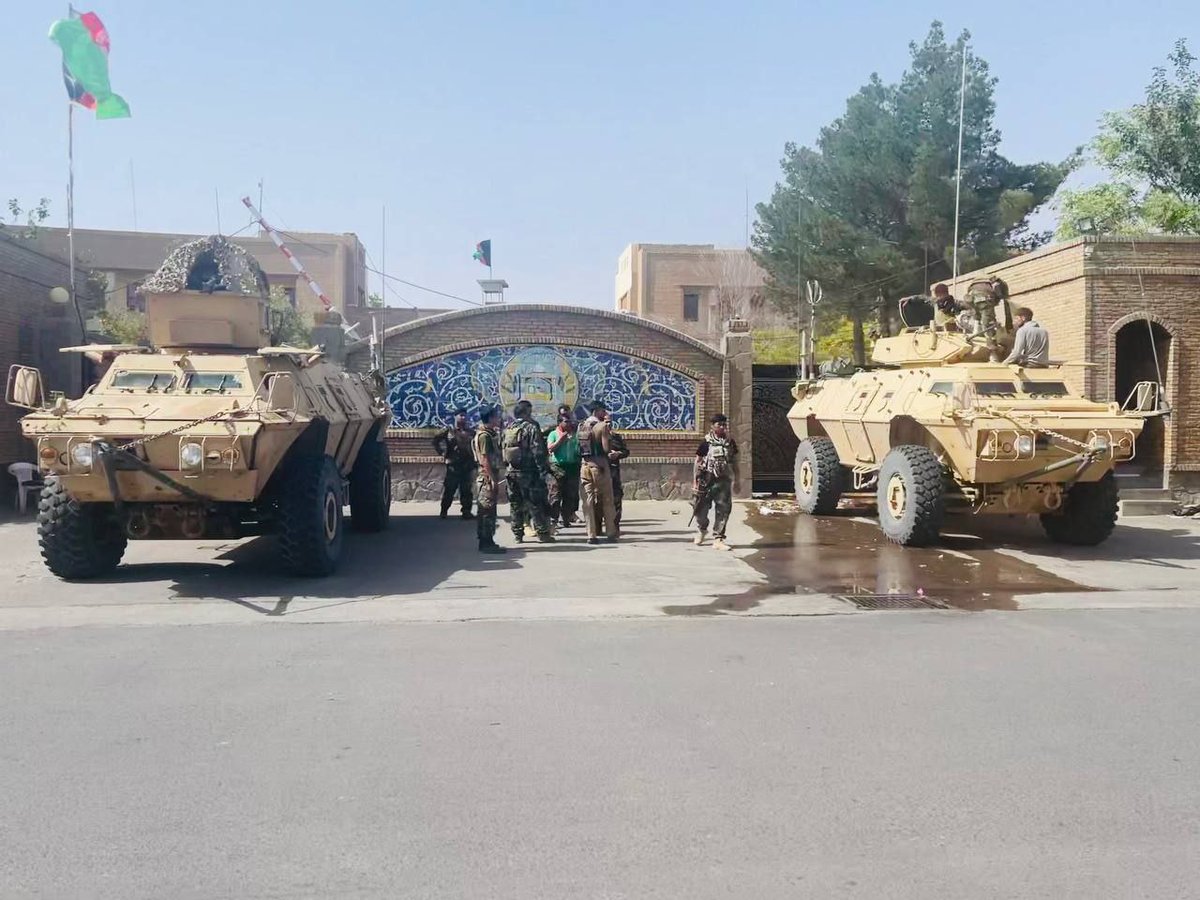 ANDSF in Pushtun Bridge area in Herat. Last image shows ANDSF outside provincial HQ