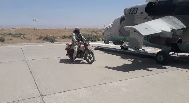 Taliban forces just captured their first Mi-35 attack helicopter at Kunduz airport