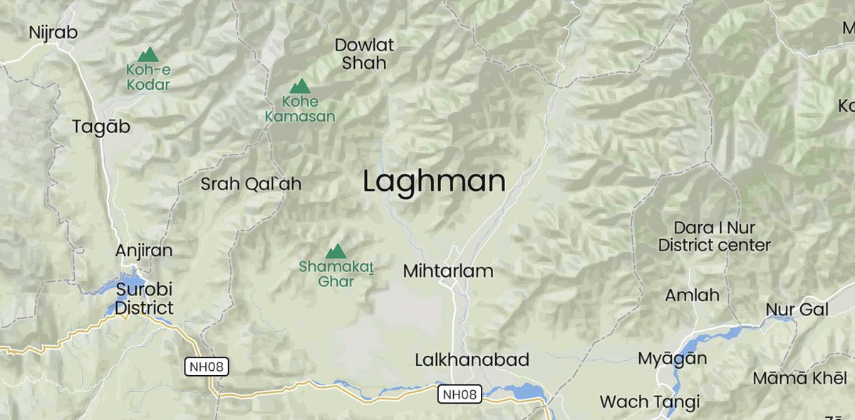 Suspected Islamic State Khurasan (ISK) Militants Targeted Taliban (IEA) Elements in an Roadside IED Attack in Laghman Province, Afghanistan