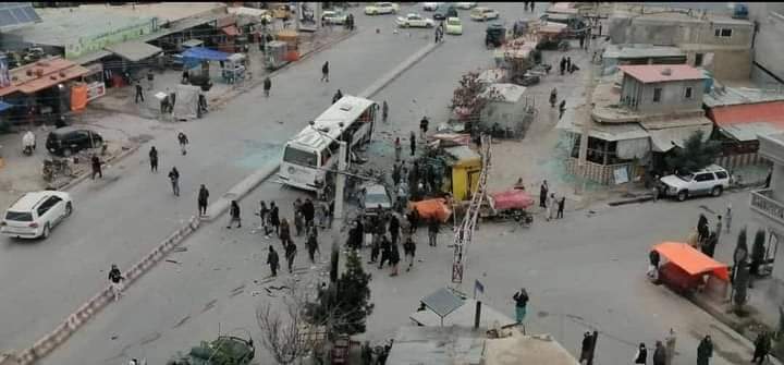 5 killed and 4 injured in a roadside IED blast targeting a shuttle bus of the Hairatan Port employees, in Saidabad intersection of Mazar-e-Sharif city of Balkh province.  Incident confirmed by Asif Waziri, the spokesman of the Taliban's police HQ in Balkh