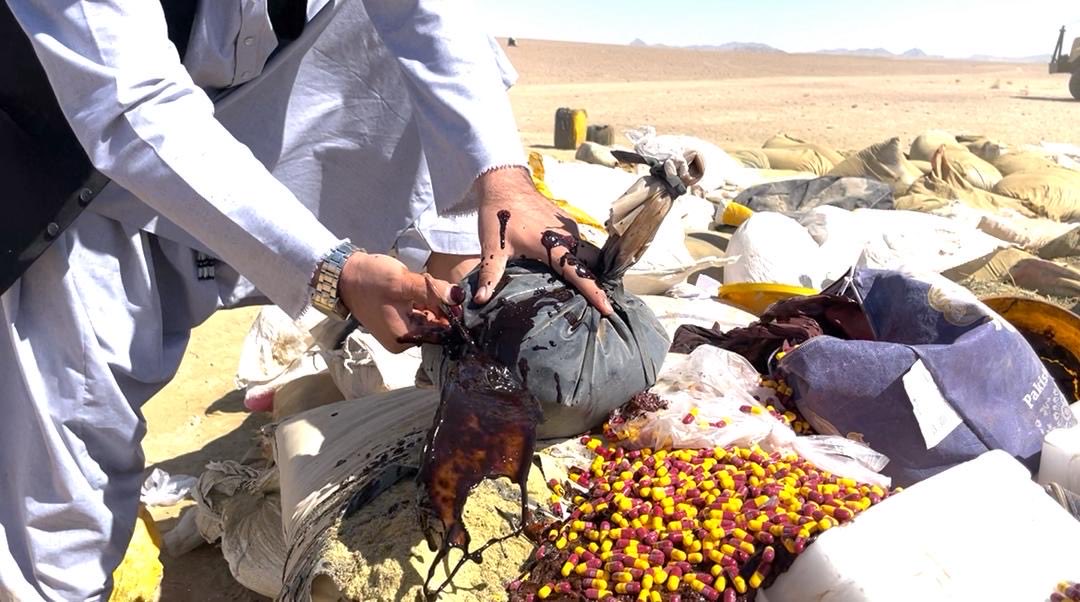 Kandahar police burned over 10 tonnes of seized narcotics, including 6 tonnes of hashish, 745 kg of opium, 200,000 Zikf tablets, 10,000 other tablets, and 2,700 kg of chemicals used in drugs