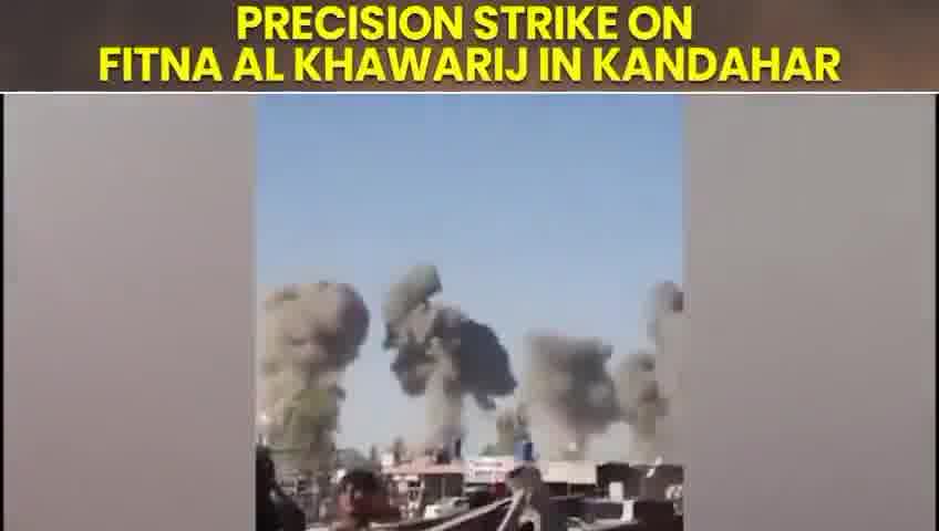 Pakistan releases drone footage of today’s airstrikes in Kabul and Kandahar on Taliban targets