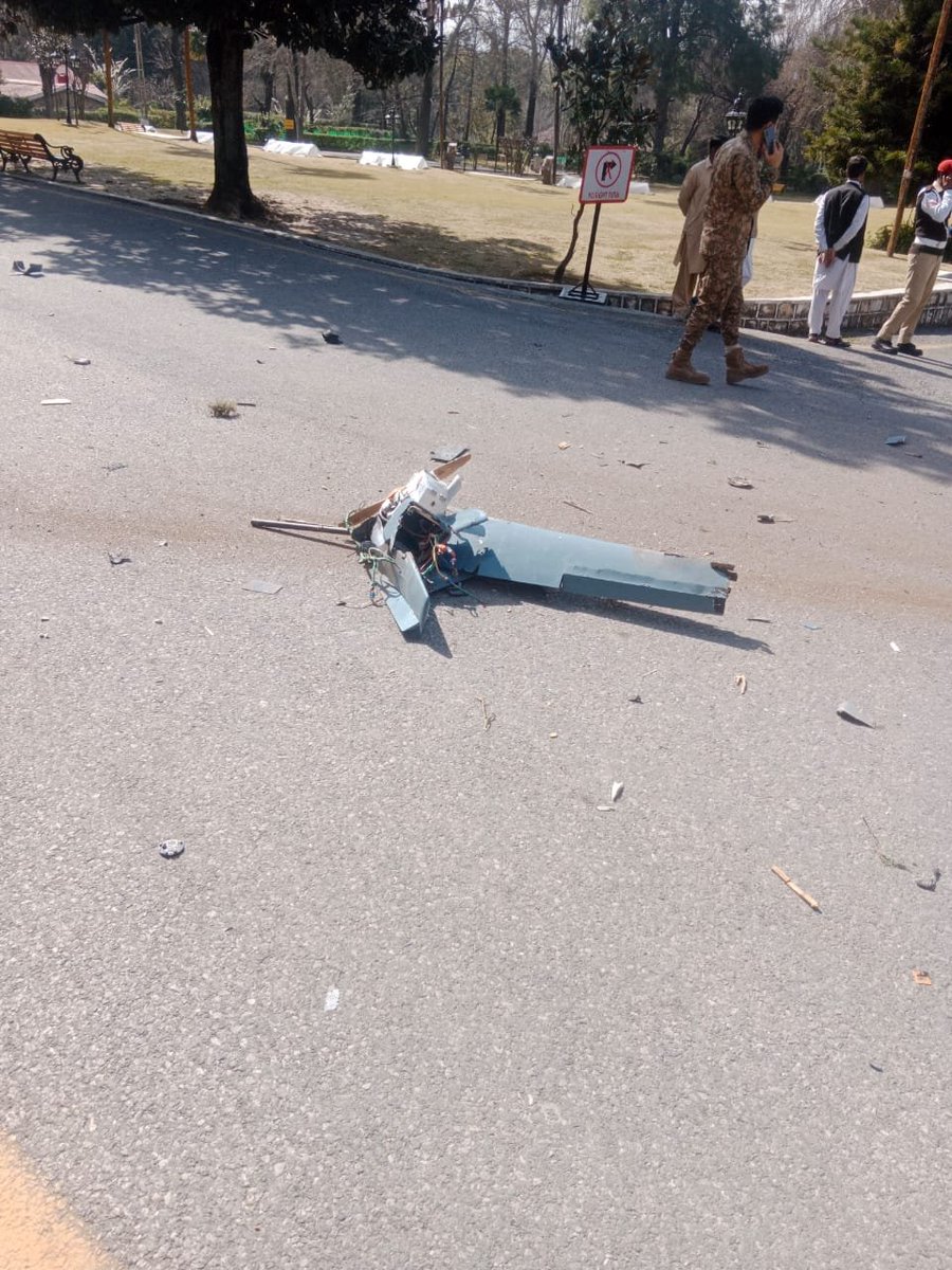 Videos and photos circulating on social media show Taliban kamikaze drones detonated in multiple Pakistani cities. While Pakistani sources      ,  The Taliban claims to have conducted airstrikes in several Pakistani cities, including the capital, Islamabad