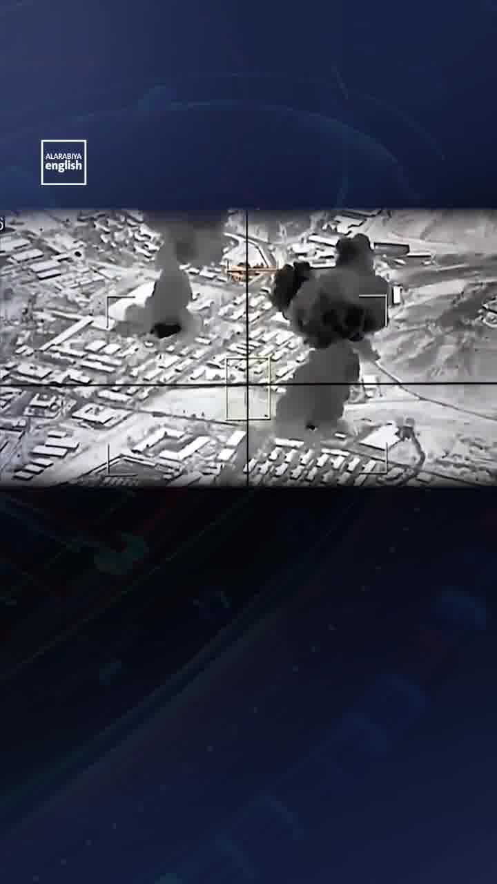 Pakistani security sources release a monochrome video showing what they say are airstrikes in Kabul